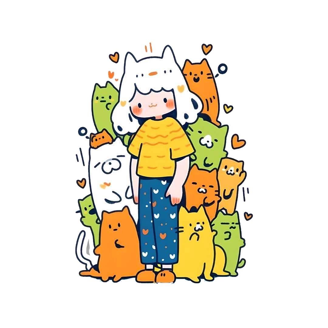 Cat Crew Sticker